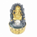 Groothandel - Meditatie Led Verlichting Ganesha in Muur Goud Fontein Klein