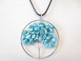 Tree of Life ketting turquoise