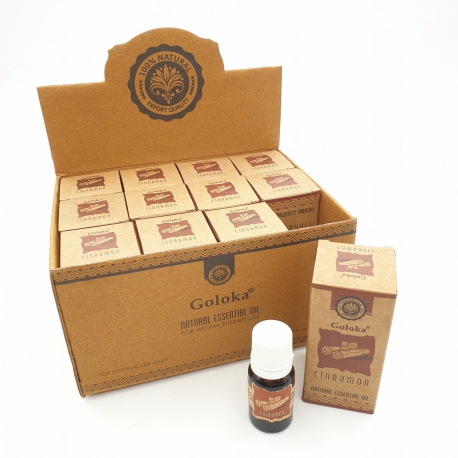 Groothandel - Goloka Natural Essential Oil Cinnamon (12st)