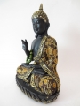 Thaise Boeddha met ketting goud/zwart
