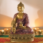 Groothandel Boeddha Beelden > Boeddha Goud/Zwart Groothandel