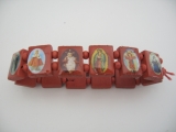 Armband Heiligen 12 stuks (Rood)