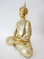 Thaise Boeddha mediterend goud