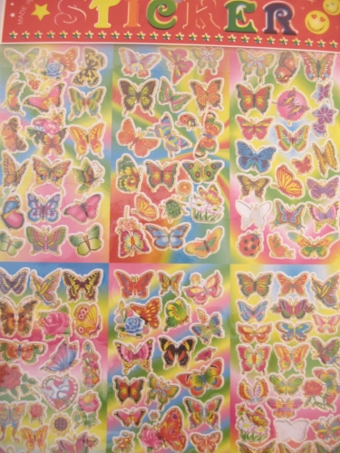 Stickers vlinders