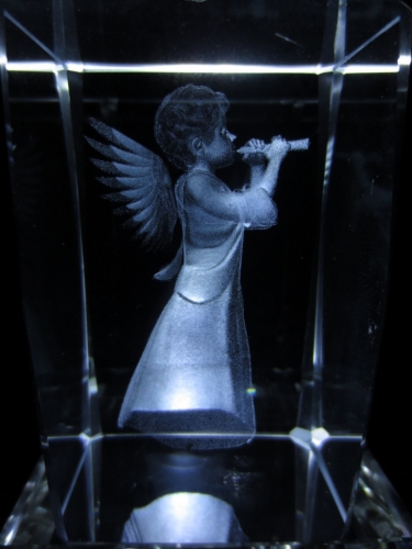 3D Engel met fluit