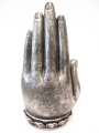 Wierookhouder Boeddha met hand zilver groot