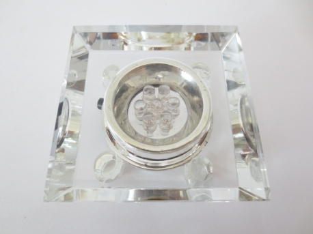 Kristal laser lamp vierkant met adapter