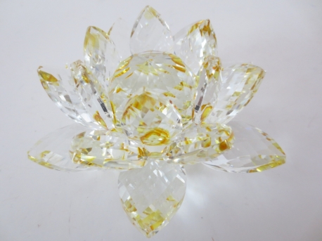 Kristal lotus geel