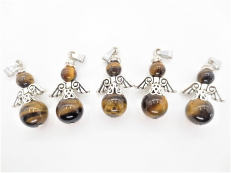 Engel edelsteen pendant set (5st) - tijgeroog
