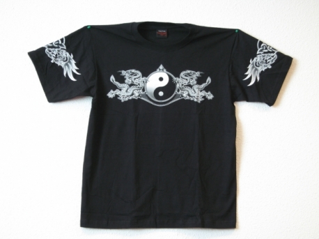 T-shirt Draken met Yin Yang