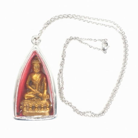 Groothandel - Boeddha Amulet Ketting Messing