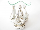 3 witte Boeddha