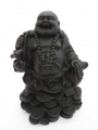 Groothandel - Boeddha Zwart staand op munten met yuni en geldzak