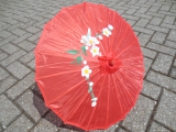 Chinese parasol - rood