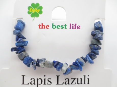 Dunne steen armband Lapis Lazuli (12 stuks)