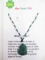 Groothandel - Jade Boeddha ketting klein donkergroen