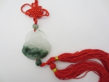 Jade boeddha hanger L.groen #4
