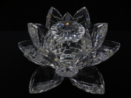 Groothandel Kristal lotus op standaard extra groot