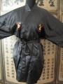 korte kimono draak (zwart)