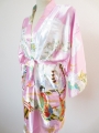 Japanse kimono Kort licht roze
