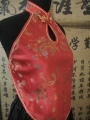 Chinese topje met opening en draak (rood)
