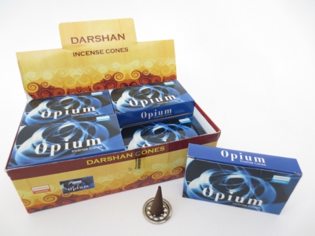 Darshan wierook kegeltjes Opium