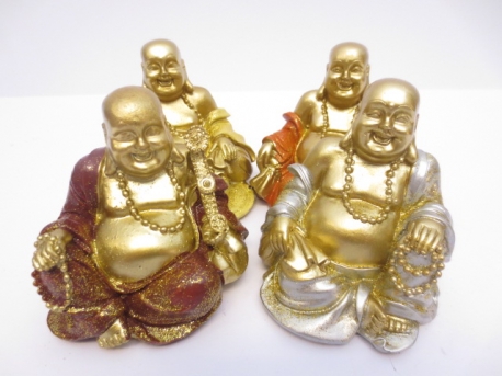 groothandel - Gouden Boeddha set van 4