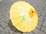 Chinese parasol groot - geel
