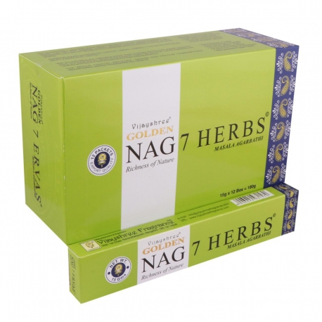Groothandel - Golden Nag 7 Herbs 15 gram