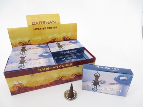 Darshan wierook kegeltjes Meditation