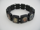 Armband Heiligen 12 stuks (Zwart)