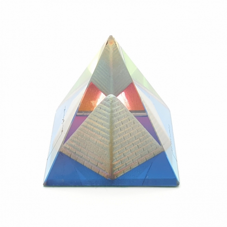 Groothandel - Kristallen piramide in piramide kleur 4x4