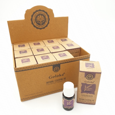 Groothandel - Goloka Natural Essential Oil Lavendel (12st)