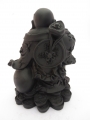 Groothandel - Boeddha Zwart staand op munten met yuni en geldzak