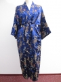Lange Kimono Dragon/Phoenix donker blauw